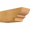 Ekena Millwork Ridgewood Rough Sawn Rafter Tail, Western Red Cedar, 6"W x 6"H x 16"L RFT06X06X16RID00RWR - alternate 1